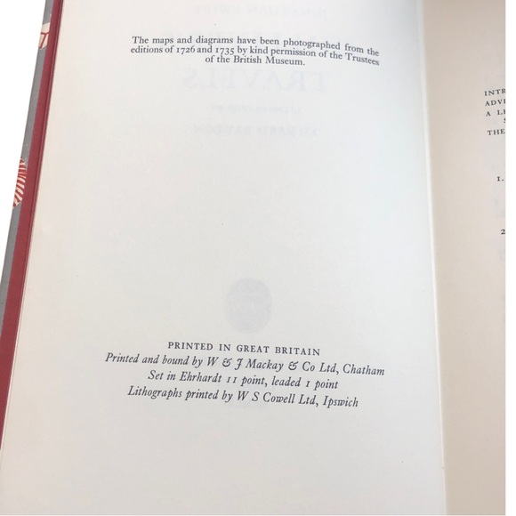 Folio Society - Gulliver’s Travels Hardcover Book by Johnathan Swift - Picture 5 of 6